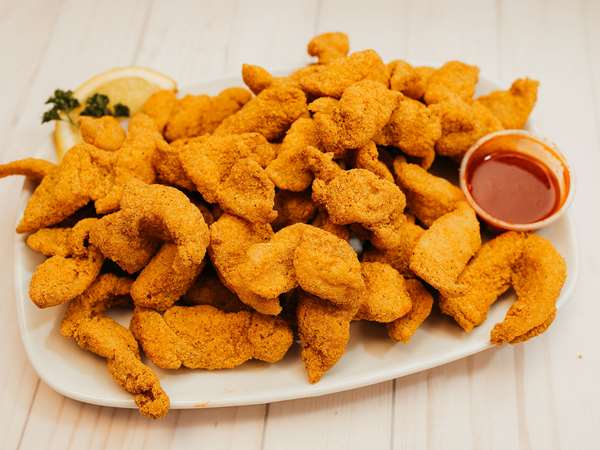 fried catfish strips, nuggets