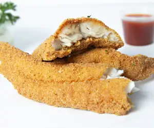 catfish fillet, fried fish