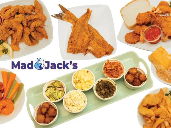 Photo of Mad Jacks cooked fish, shrimp and sides